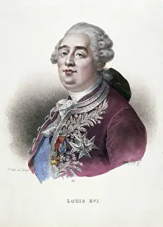 1774: Delpech. the King Louis XVI