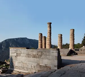 Temenos: Delphi, Greece