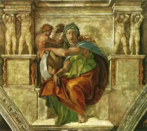 1509: Delphic Sibyl, by Michelangelo