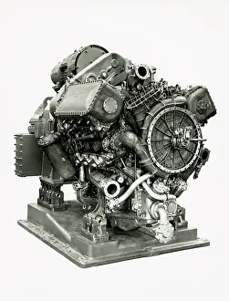 Minesweepers: Deltic 9-5A flange mounted engine for MCMVs