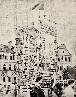 Erected: Democracy Fortress Erected At the Memorial Venue
