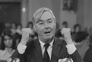 Moynihan: Democratic Senator Daniel Moynihan speaking to
