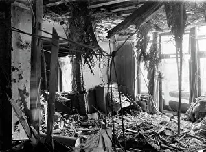 Karlsruhe: Demolished flat in Karlsruhe, 1918