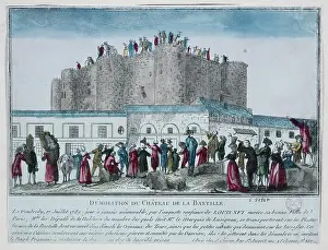 Bastille: Demolition Du Chateau De La Bastille