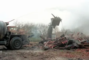 Radiation: Demolition of houses contaminated by radiation