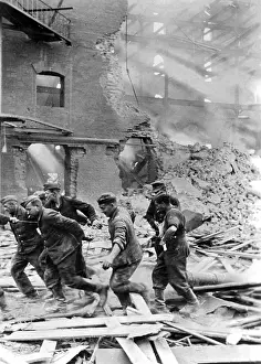 Scorched: Demolition party at work, 1943