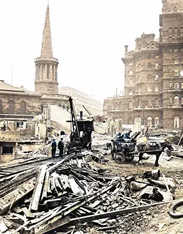 Souls: Demolition work in Langham Place, London