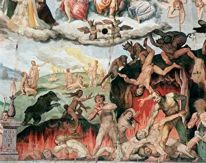 Zuccari: Demons persecuting the souls of