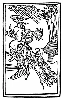 Sabbath: Demons Riding to Witches Sabbath, 1489