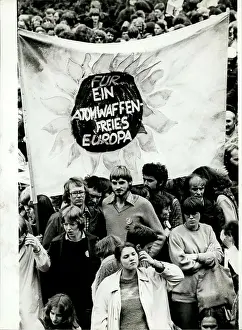 Hanseatic: Demonstration against atomic weapons, Hamburg, Germany