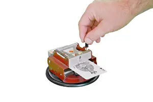 Poker: Demonstration of automatic card dealer for playing poker