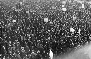 Wilhelmplatz: Demonstration in Berlin, 1918