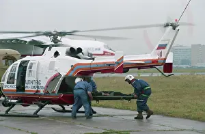 Aerodrome: Demonstration of BO-105 helicopter