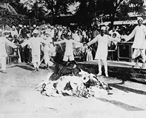 Imported: Demonstration against British colonial rule in Poona, 1932