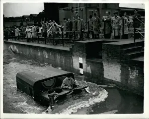 Exports: Demonstration of British military vehicles, Surrey