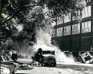 Clashed: Demonstration by building workers in Amsterdam