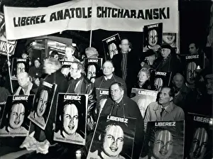 Dissident: Demonstration calling for release of Natan Sharansky