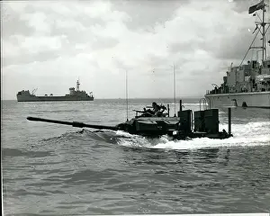 Undergoing: Demonstration of Centurion tank, Runaground X, Eastney