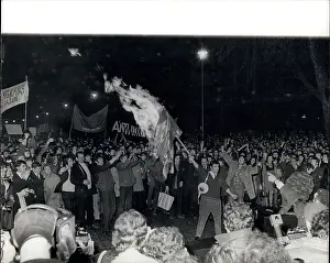 Grappled: Demonstration and clash in Whitehall, London