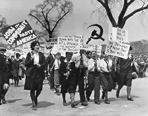 Request: Demonstration of the Communist Party in Boston, 1933