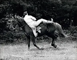 Genuine: Demonstration of cowboy style riding, Chartridge, Bucks
