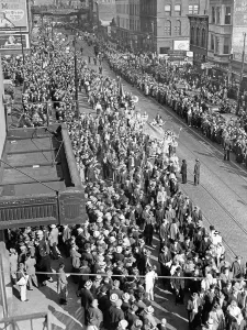 Czechs: Demonstration of the Czechs in Chicago, 1938