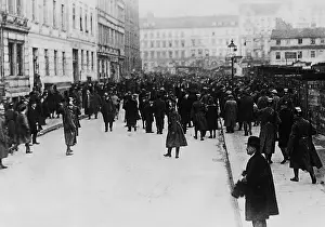 Devaluation: Demonstration during the economic crisis, 1923