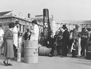 Heldenplatz: Demonstration against energy from nuclear power