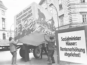 Pensions: Demonstration of farmers representatives in Vienna