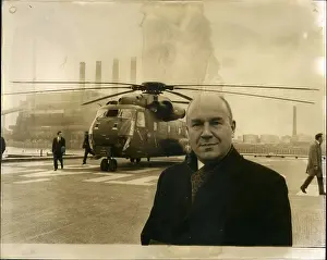 Centres: Demonstration flight of Sikorsky helicopter, London to Paris