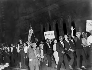Resentment: Demonstration after Joe Louis's one-round ?