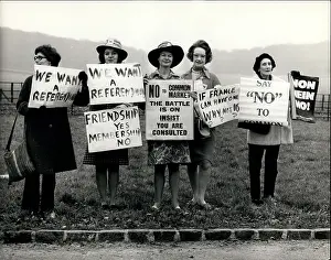 Awaited: Demonstration against joining the Common Market