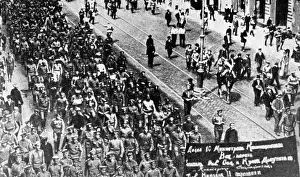Demo: Demonstration against the Kerensky government, 1917
