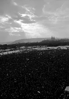 Letna: Demonstration - Letna plain - general view