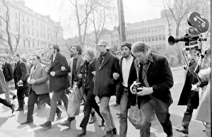 Tariq: Demonstration in London -- Tariq Ali and others