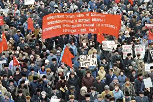 Manege: Demonstration at Manege Square, 1992