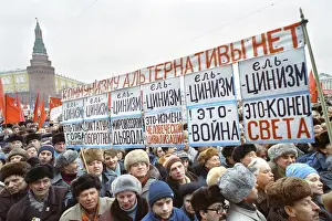 Manege: Demonstration at Manege Square, 1992