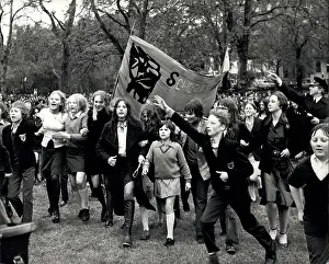 Urged: Demonstration, mass rally, Schools Action Union, Hyde Park