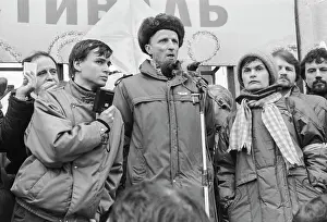 Rsfsr: Demonstration in Moscow devoted to forthcoming