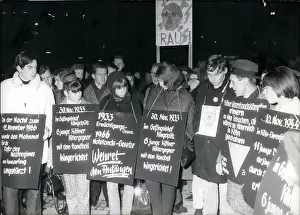 Dritte: Demonstration against NPD party, Cologne, Germany