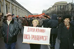 Manege: Demonstration of opposition, 1992