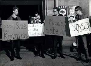 Lenz: Demonstration outside FDP meeting, Nuremberg, Germany