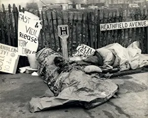Zion: Demonstration outside Wandsworth Prison, London