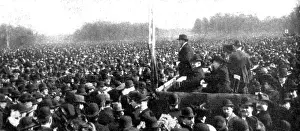 Hhistoric: Demonstration against Prussian three-class franchise system
