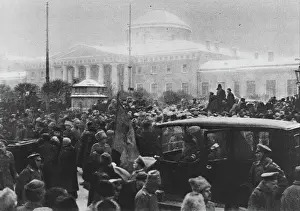Tauride: Demonstration, Russian Revolution, photograph