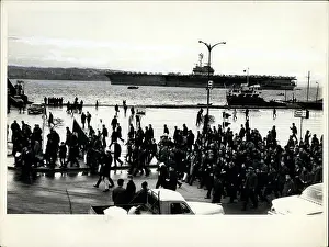 Bosphorus: Demonstration against Sixth Fleet visit, Istanbul, Turkey
