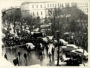 Demonstration against Sixth Fleet visit, Istanbul, Turkey