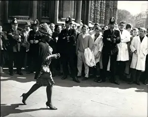 Sacked: Demonstration by Smithfield Porters, Westminster, London