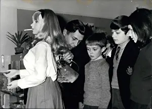 Fibre: Demonstration of smoking doll at a school in Watford