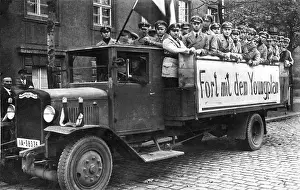 Weimarer: Demonstration of the Stahlhelm against the Young Plan, 192